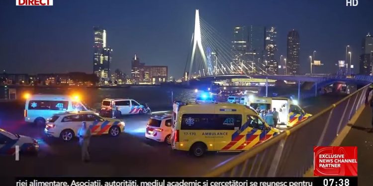 Aggressione a Rotterdam, screen da Youtube