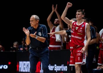 Ettore Messina e Nenad Dimitrijevic, Olimpia Milano (da facebook.com/OlimpiaMilano1936)