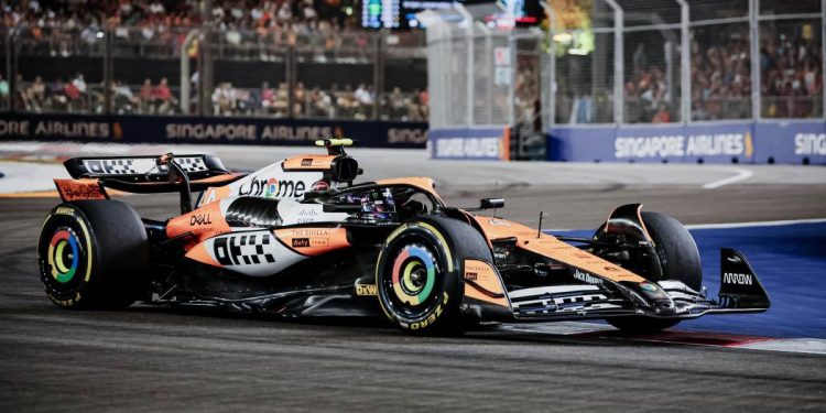 Lando Norris Formula Uno Gp Singapore