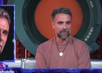 Luca Calvani al Grande Fratello 2024 (Foto: screenshot da Mediaset Infinity)