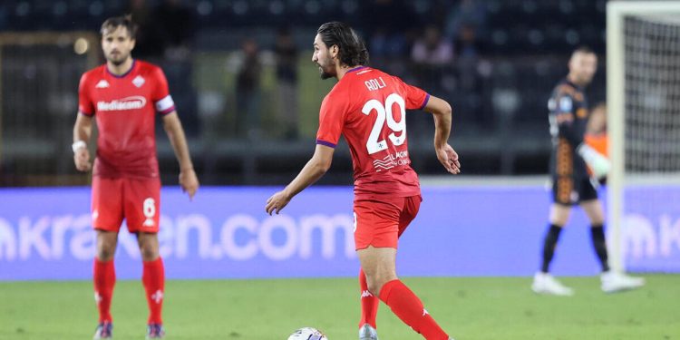 Yacine Adli con la Fiorentina (Foto ANSA)