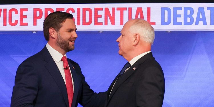 JD Vance e Tim Walz