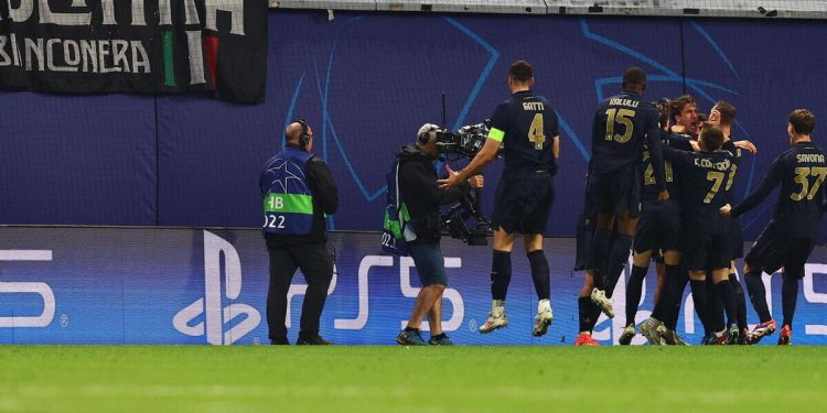 La Juventus corsara alla Red Bull Arena (Foto ANSA)