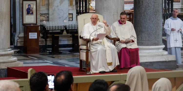 Papa Francesco, Basilica Santa Maria Maggiore