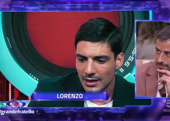 Lorenzo e Iago al Grande Fratello 2024 (Foto: screenshot tv)