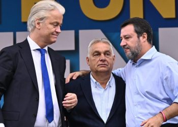 Salvini con Orban e Wilders a Pontida 2024