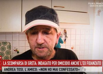 Andrea Tosi su Greta Spreafico a Storie Italiane