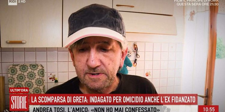 Andrea Tosi su Greta Spreafico a Storie Italiane