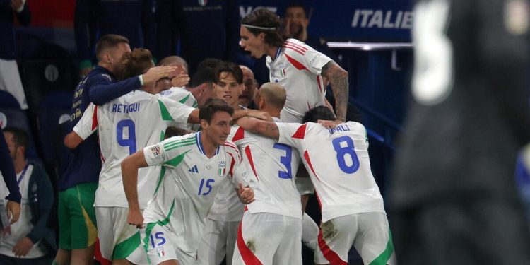 L'Italia esulta in Nations League (Foto ANSA)