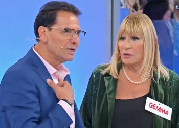 Valerio si è scusato con Gemma Galgani a Uomini e Donne (Screen Witty Tv)