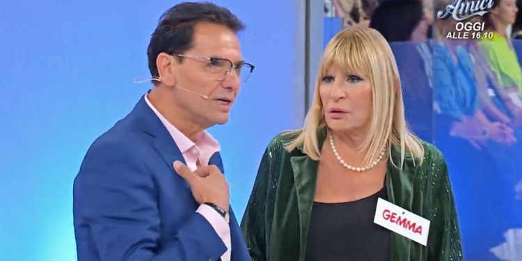 Valerio si è scusato con Gemma Galgani a Uomini e Donne (Screen Witty Tv)