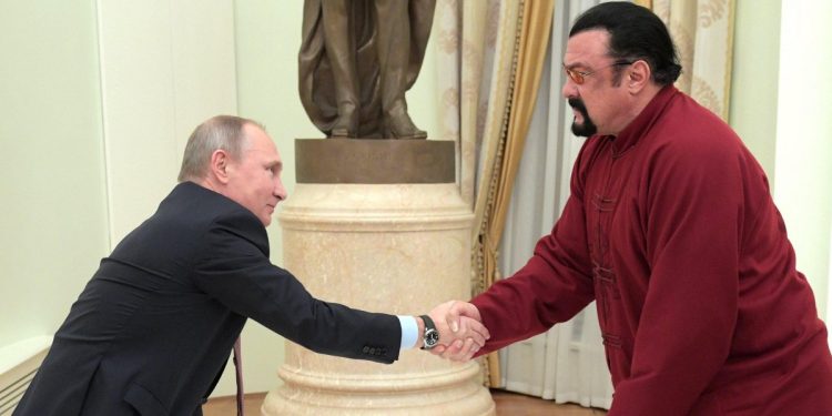 Vladimir Putin e Steven Seagal