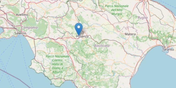 terremoto oggi a Potenza