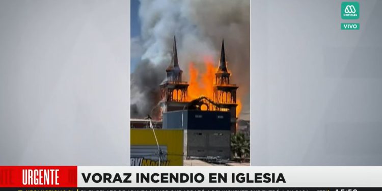 Incendio in Cile, screen da Youtube