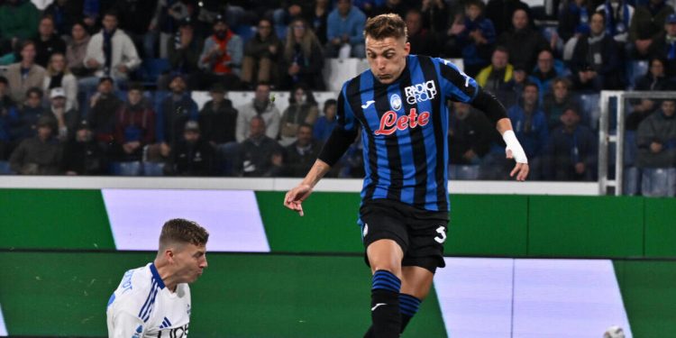 Mateo Retegui con l'Atalanta (Foto ANSA)