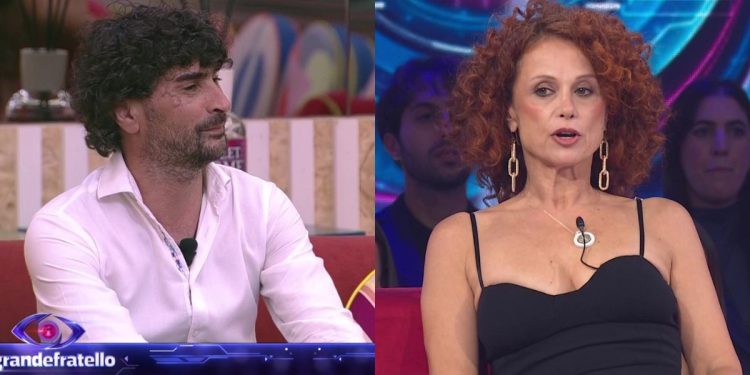 Beatrice Luzzi e il fidanzato di Yulia al GF 2024 (Foto: screen da Mediaset Infinity)