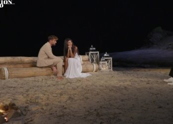 Alfonso e Federica falò di confronto a Temptation island 2024