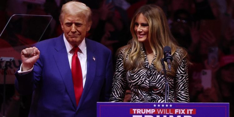 Trump e Melania, Elezioni Usa