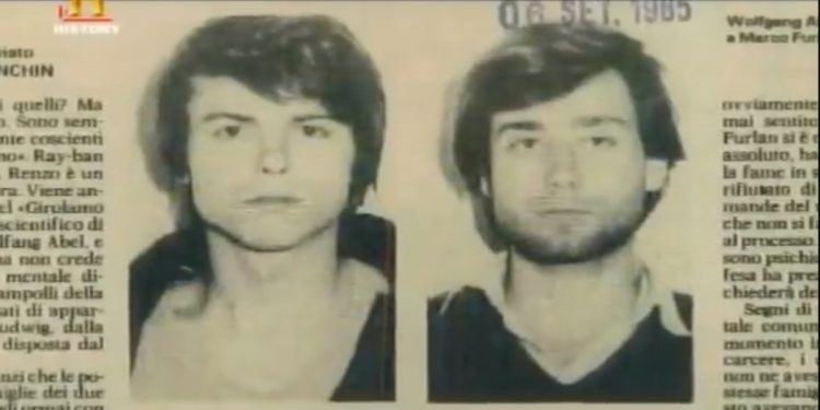 Wolfgang Abel e Marco Furlan arrestati per gli omicidi Ludwig (Foto: screenshot Youtube History Channel)