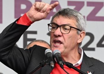 Sciopero Cgil con Landini