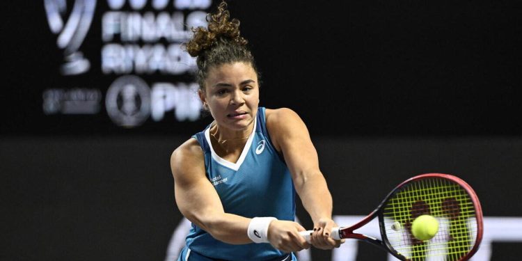 Jasmine Paolini alle Wta Finals 2024 (Foto ANSA)