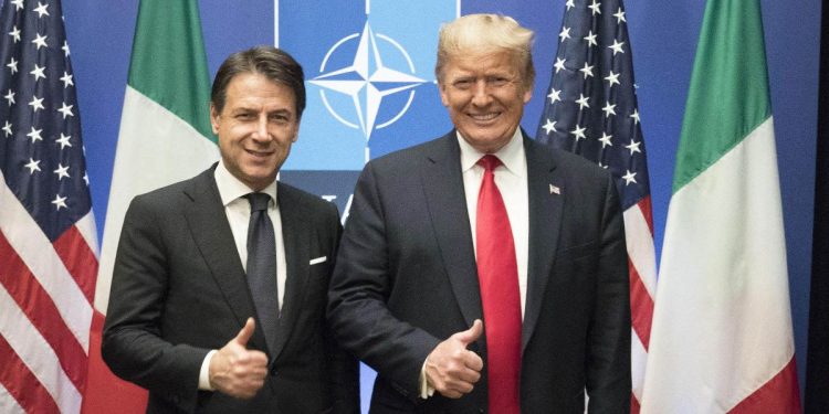 Conte con Trump nel 2019