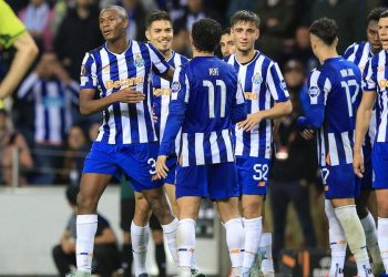 Il Porto esulta in Europa League (Foto ANSA)