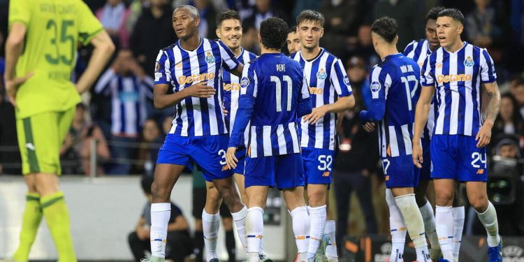 Il Porto esulta in Europa League (Foto ANSA)