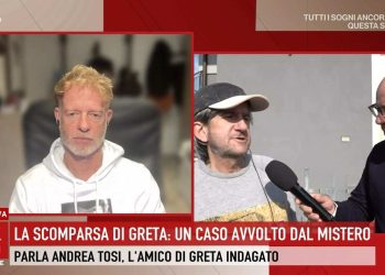 Andrea Tosi e il caso di Greta Spreafico a Storie Italiane