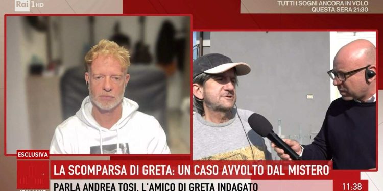 Andrea Tosi e il caso di Greta Spreafico a Storie Italiane