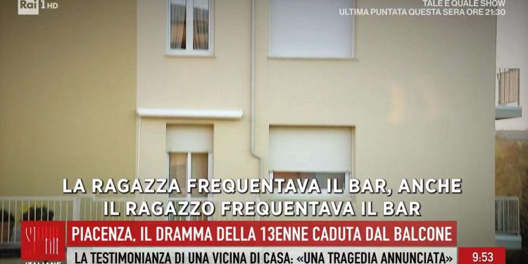 Il caso della 13enne di Piacenza a Storie Italiane