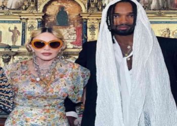 Madonna e il fidanzato Akeem Morris. (Foto: Web)