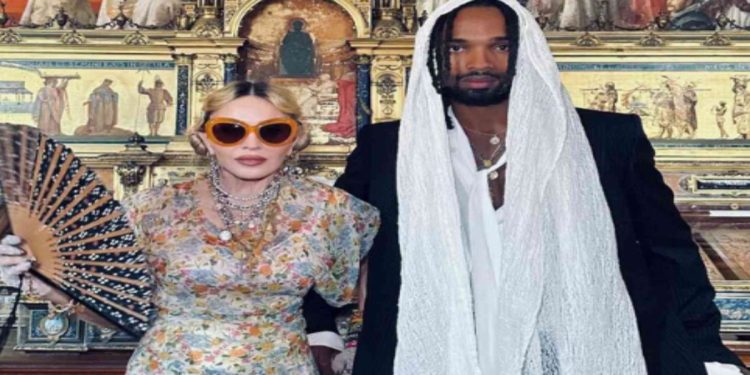 Madonna e il fidanzato Akeem Morris. (Foto: Web)