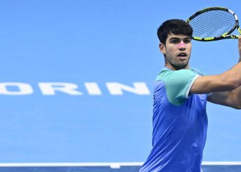 Carlos Alcaraz alle Atp Finals 2024 (Foto ANSA)