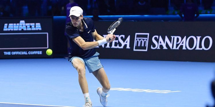 Jannik Sinner alle Atp Finals 2024 (Foto ANSA)