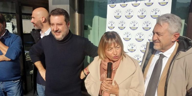 Salvini e Tesei alle Regionali Umbria 2024