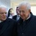 Il presidente della Repubblica Sergio Mattarella con Mario Monti, senatore a vita (Ansa)