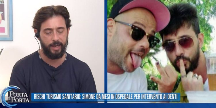 Simone intervento ai denti in Albania