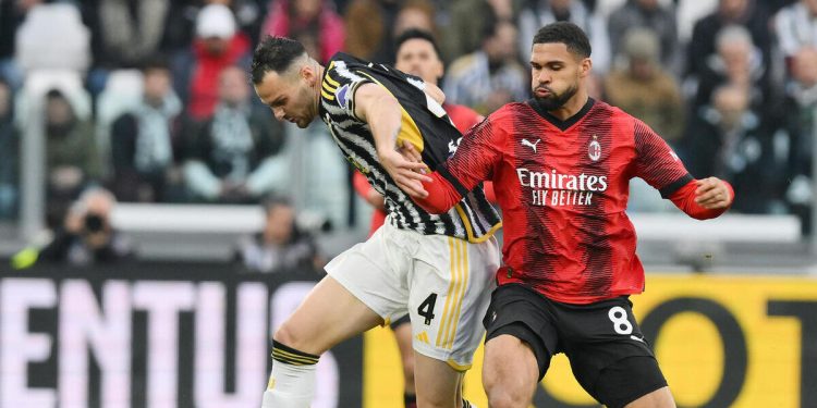 Federico Gatti e Ruben Loftus-Cheek in Juventus Milan (Foto ANSA)