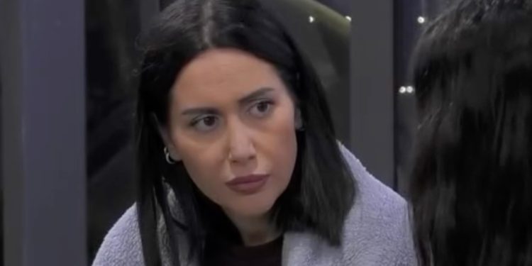 Jessica Morlacchi al Grande Fratello (Foto: Screenshot della trasmissione)