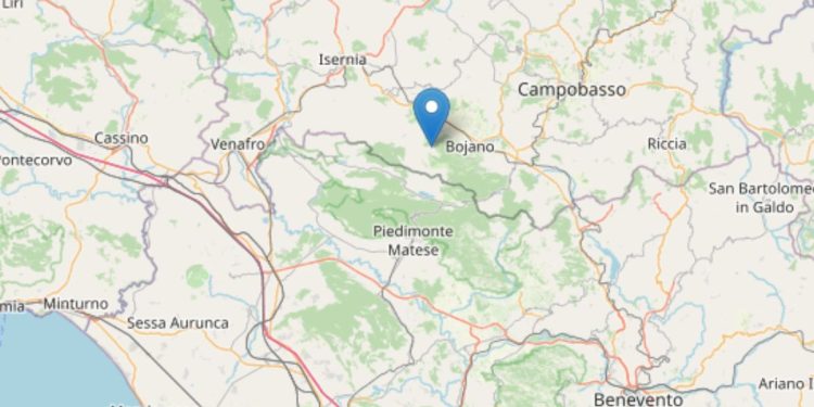 Terremoto oggi a Campobasso