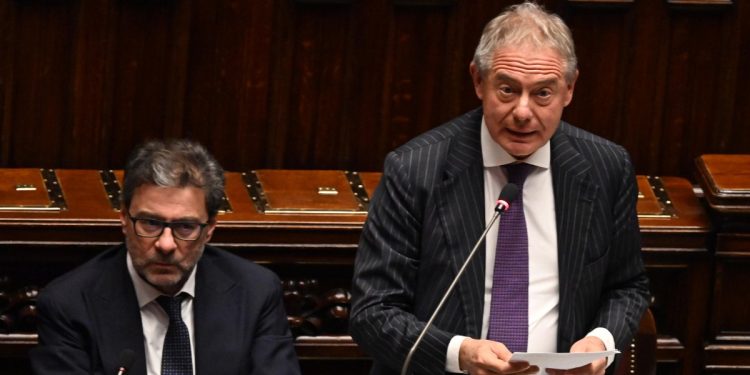 Urso e Giorgetti, i Ministri MEF e Imprese