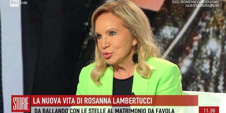 Rosanna Lambertucci a Storie Italiane