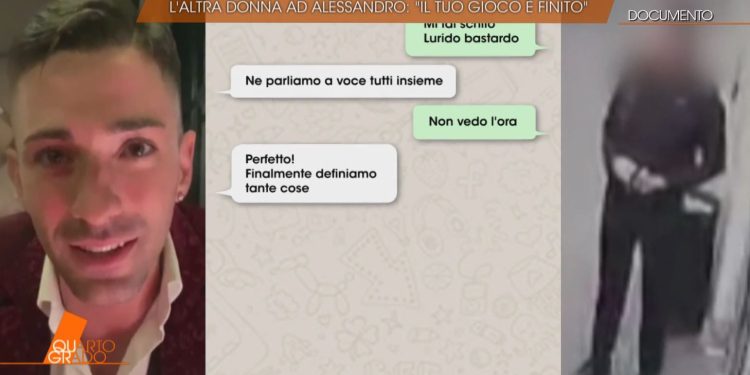 Alessandro Impagnatiello, i messaggi ad A (Foto: Quarto Grado)