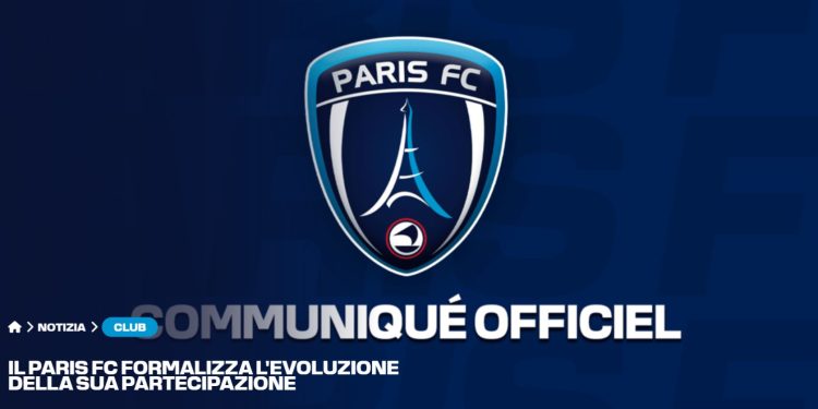 Il logo del Paris Fc (Foto: sito ufficiale del club)