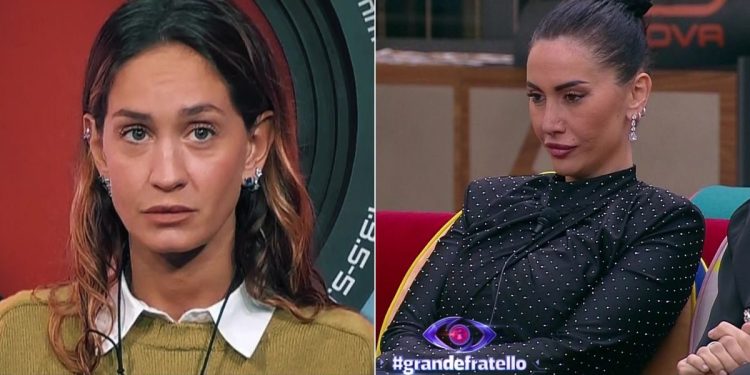 Jessica Morlacchi e Helena Prestes al Grande Fratello 2024 (Foto: screen Mediaset Infinity)