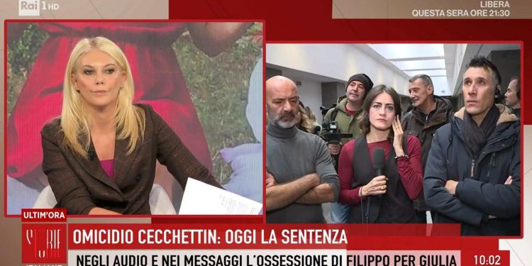 Il processo a Filippo Turetta a Storie Italiane: gli zii di Giulia Cecchettin in collegamento