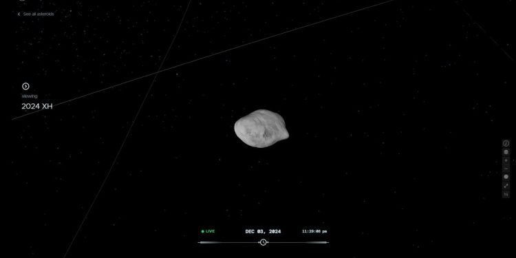 Asteroide 2020 XR (Foto: screen da Youtube)