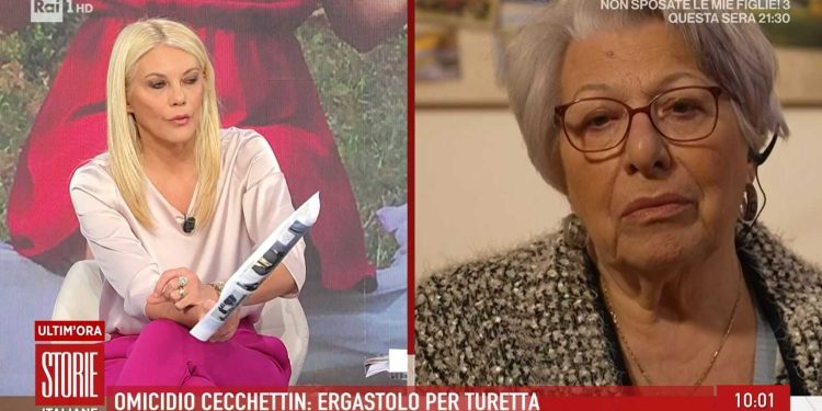 La nonna di Giulia Cecchettin a Storie Italiane