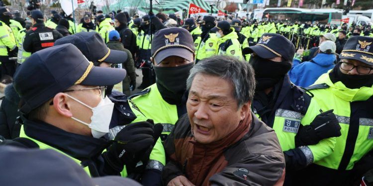 Proteste in Sud Corea (Ansa)